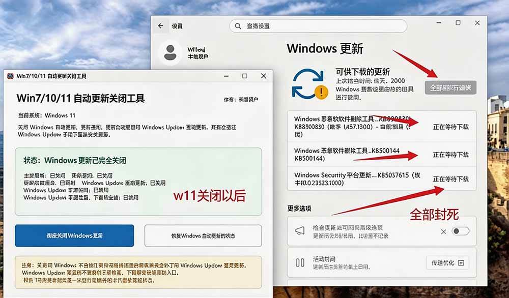 (20349期)Windows7/10/11系统禁止更新工具来了!仅400KB,一键禁止系统更新和恢复更新,小巧好用 (20349期)Windows7/10/11系统禁止更新工具来了!仅400KB,一键禁止系统更新和恢复更新,小巧好用