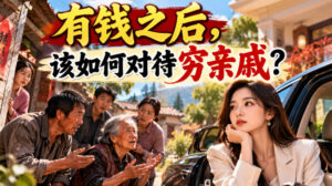 某公众号付费文章:有钱之后,该如何对待穷亲戚?-宝藏屋创业网