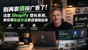 （20367期）别再靠猜投广告了！这套 Shopify 增长系统，教你用实战方法把店铺跑起来【原创双语字幕】-宝藏屋创业网
