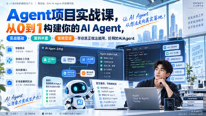 Agent项目实战课，从0到1构建你的AI Agent，实战驱动·案例丰富·拒绝空谈，带你真正做出能用、好用的AIAgent-宝藏屋创业网