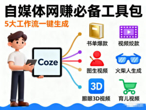 Coze工作流合集，内容一共100份左右，内容丰富，可以提供工作效率-宝藏屋创业网