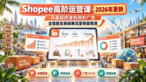 (20575期)Shopee高阶运营课-更新9月,从基础搭建到高阶广告,全链路实操破解流量销量瓶颈-宝藏屋创业网