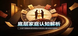 底层家庭认知解析：从资产逻辑剖析寄托希望后代背后的心理与家庭矛盾根源-宝藏屋创业网