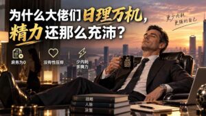 （20244期）付费文章：为什么大佬们日理万机，精力还那么充沛？-宝藏屋创业网