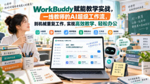 WorkBuddy赋能教学实战，一线教师的AI超级工作流，别机械重复工作，实现高效教学、轻松办公-宝藏屋创业网