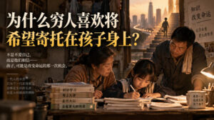 某社群精品文章:为什么穷人喜欢将希望寄托在孩子身上?-宝藏屋创业网