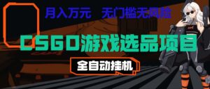 长期稳定的AI自动化游戏,日入千元,稳定运行三年,任何人都可以做!!-宝藏屋创业网