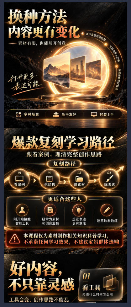 素材制作知识课,爆款复刻Codex短视频自动化,从素材拆解到创意表达,让AI自动“干活”,而不是只会回答问题 素材制作知识课,爆款复刻Codex短视频自动化,从素材拆解到创意表达,让AI自动“干活”,而不是只会回答问题