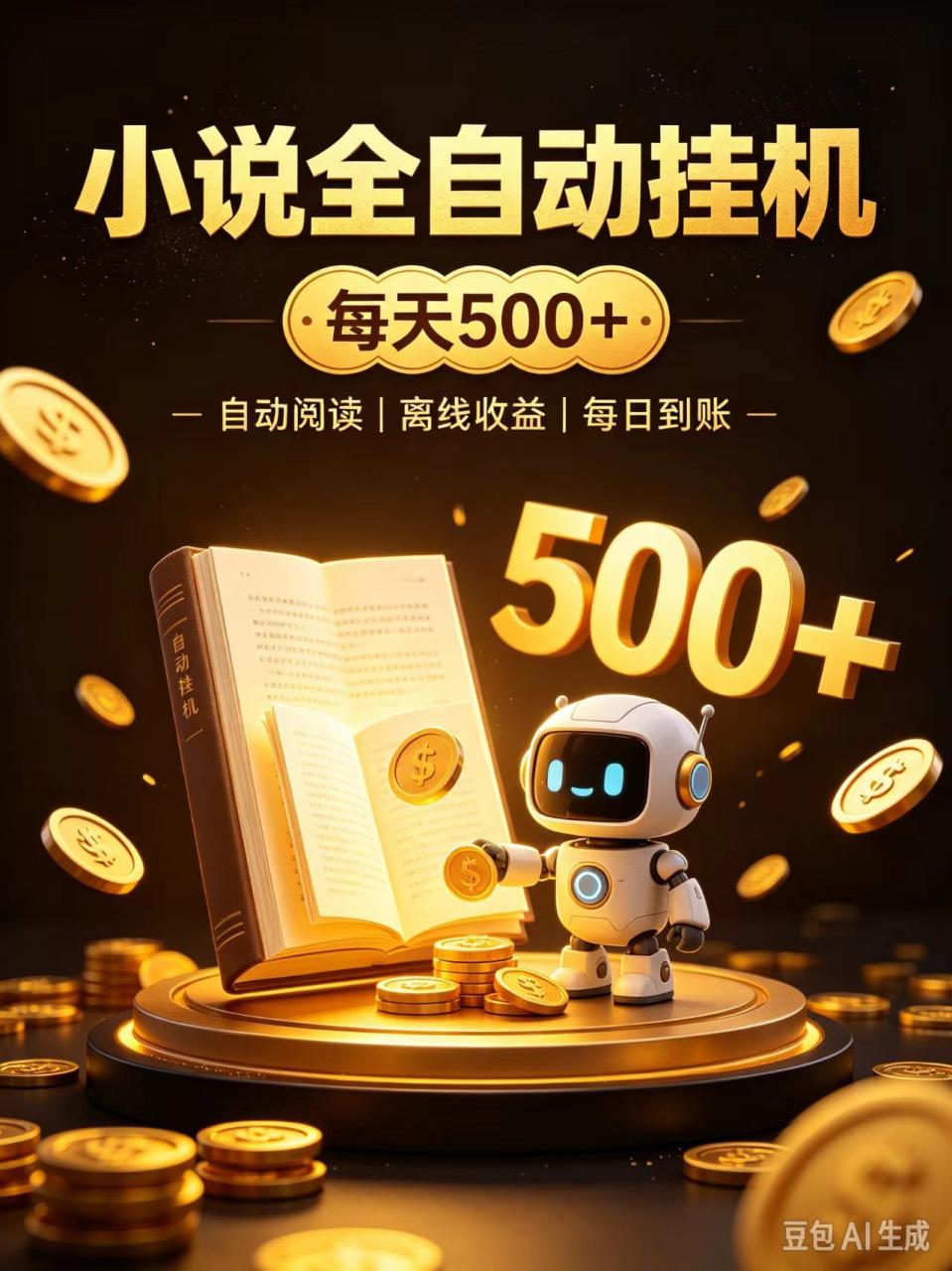 番茄全自动小说0门槛副业，日入300+，躺赚稳定风口项目-宝藏屋创业网
