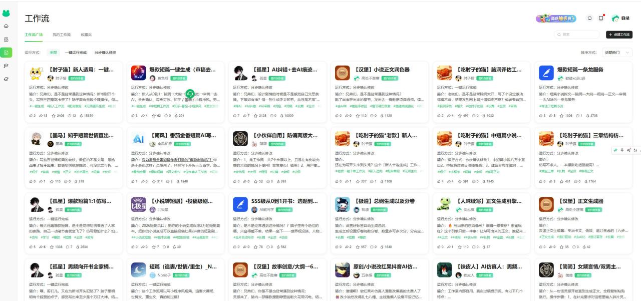 图片[3]-美团小说投稿官网来了！一键AI写作变现，并提供5000+AI工作流，覆盖小说、剧本、漫剧等，蛙蛙写作-宝藏屋创业网