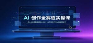 AI创作全赛道实操课:网文小说短剧漫剧剧本创作,AI写作技巧与过稿变现教学-宝藏屋创业网