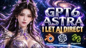(20763期)【无水印】让GPT-6 Astra当导演!Higgsfield和Blender实战打造30秒玄幻精准运镜短片!-宝藏屋创业网