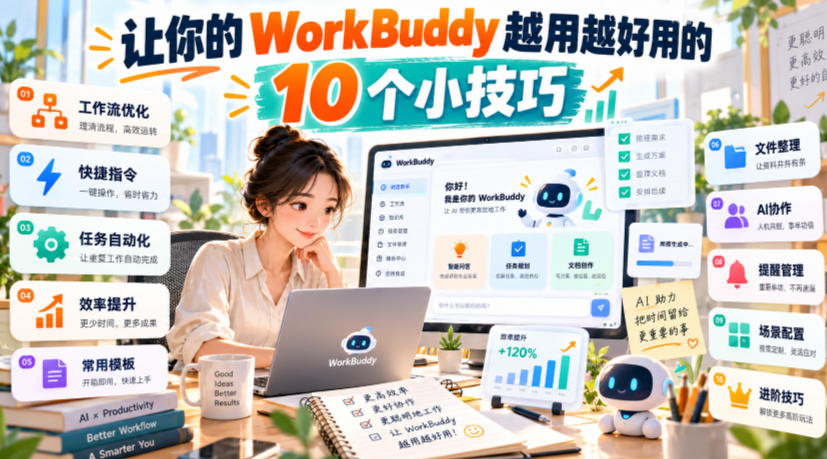 让你的 WorkBuddy 越用越好用的 10 个小技巧-宝藏屋创业网