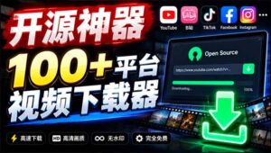 (20796期)YouTube、B站超100+平台视频免费下载, 超级好用,多平台免费开源热门视频下载器 ytDownloader-宝藏屋创业网