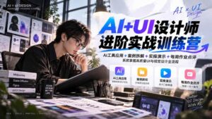 (20905期)【无水印】AI+UI设计师进阶训练营-第4期:AI工具应用+案例拆解+实操演示+作业点评,掌握高质量UI与视觉设计全流程-宝藏屋创业网