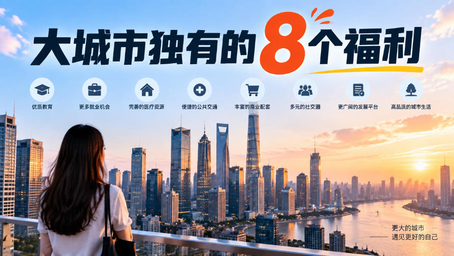 某公众号付费文章：大城市独有的8个福利-宝藏屋创业网