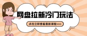 网盘拉新贴吧冷门玩法2-3天变现，实操细节全拆解快速上手拓展收益渠道-宝藏屋创业网