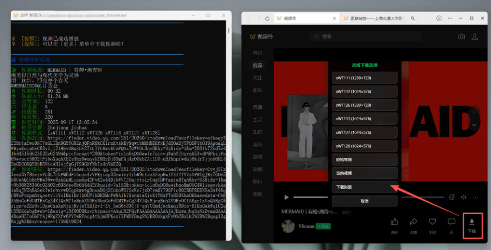 图片[4]-Github热门工具，视频号下载神器又来了！一键注入下载按钮，轻松下载，使用便捷wx_channel-宝藏屋创业网
