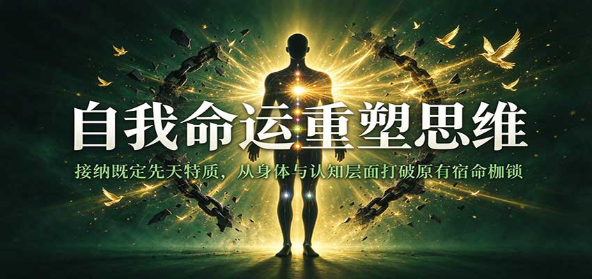 自我命运重塑思维：接纳既定先天特质，从身体与认知层面打破原有宿命枷锁-宝藏屋创业网